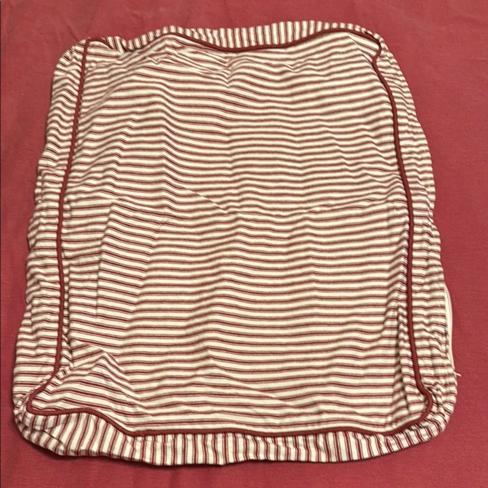Restoration Hardware Pillow Covers Cases Red and White Furniture Cushion Pillow